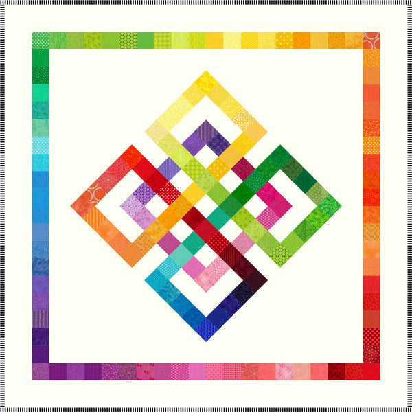 Kwik Interwoven Rainbows Pattern