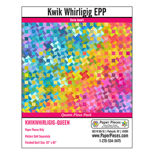 Kwik Whirligig Pattern & Paper Pack - Queen