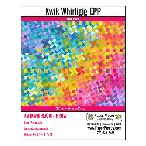 Kwik Whirligig Pattern & Paper Pack - Throw