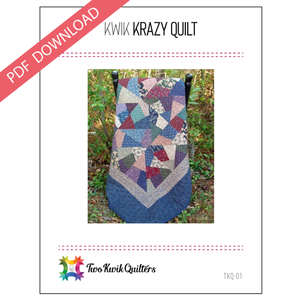 Kwik Krazy Quilt Pattern - PDF
