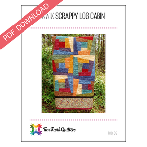 Kwik Scrappy Log Cabin Pattern - PDF