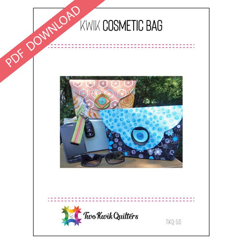 Kwik Cosmetic Bag Pattern - PDF