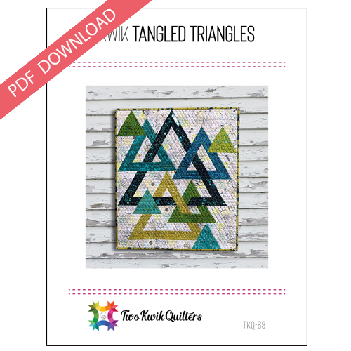 Kwik Tangled Triangles Pattern - PDF