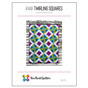 Kwik Twisted Squares Quilt Pattern - PDF